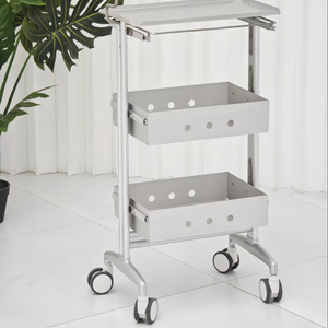 Beauty High Quality Wholesale Silver Color Salon <b>Trolley</b> <b>Tool</b> Cabinet Furniture From Professional China Supplier - Product Image 4