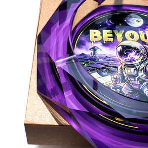 Cenicero Redondo de Acrílico BEYOU LABS con Diseño Novedoso de Astronauta Espacial, Soporte para Ceniza para Escritorio del Hogar - Product Image 5