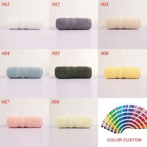 Juegos de toallas con logotipo personalizado de lujo suave para baño Hotel salón belleza Spa peluquero Toallas de playa 100% toallas de algodón Logotipo de regalo - Product Image 2