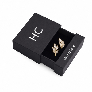 Artisan Concept Design <b>Earring</b> <b>Gift</b> <b>Box</b> Sliding Outer Sleeve Rigid Paper Jewelry Drawer <b>Box</b> Custom Branded Packaging Producer - Product Image 2
