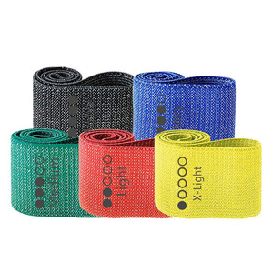 Fasce di resistenza all'esercizio in tessuto elastico confortevole della stessa dimensione <span class=keywords><strong>con</strong></span> diversi livelli - Product Image 1