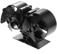 Chauffage solaire pour foyer domestique, cheminée à bois, ventilateur à double foyer alimenté par la chaleur, 8 pales, évacuation des fumées, poêle à granulés, autres chauffages domestiques
