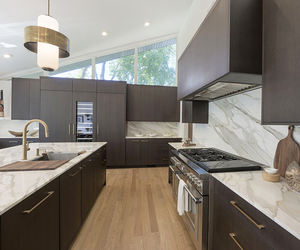 Armoires de cuisine modulaires en bois à plat personnalisées pour appartement, centre commercial, hôpital et villa - Origine Foshan - Product Image 6