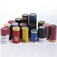 Gratis sampel kustom Logo PVC/aluminium panas menyusut botol tutup 30*50mm Champagne Flip Top dengan air mata-Off Strip dibuat plastik tahan lama