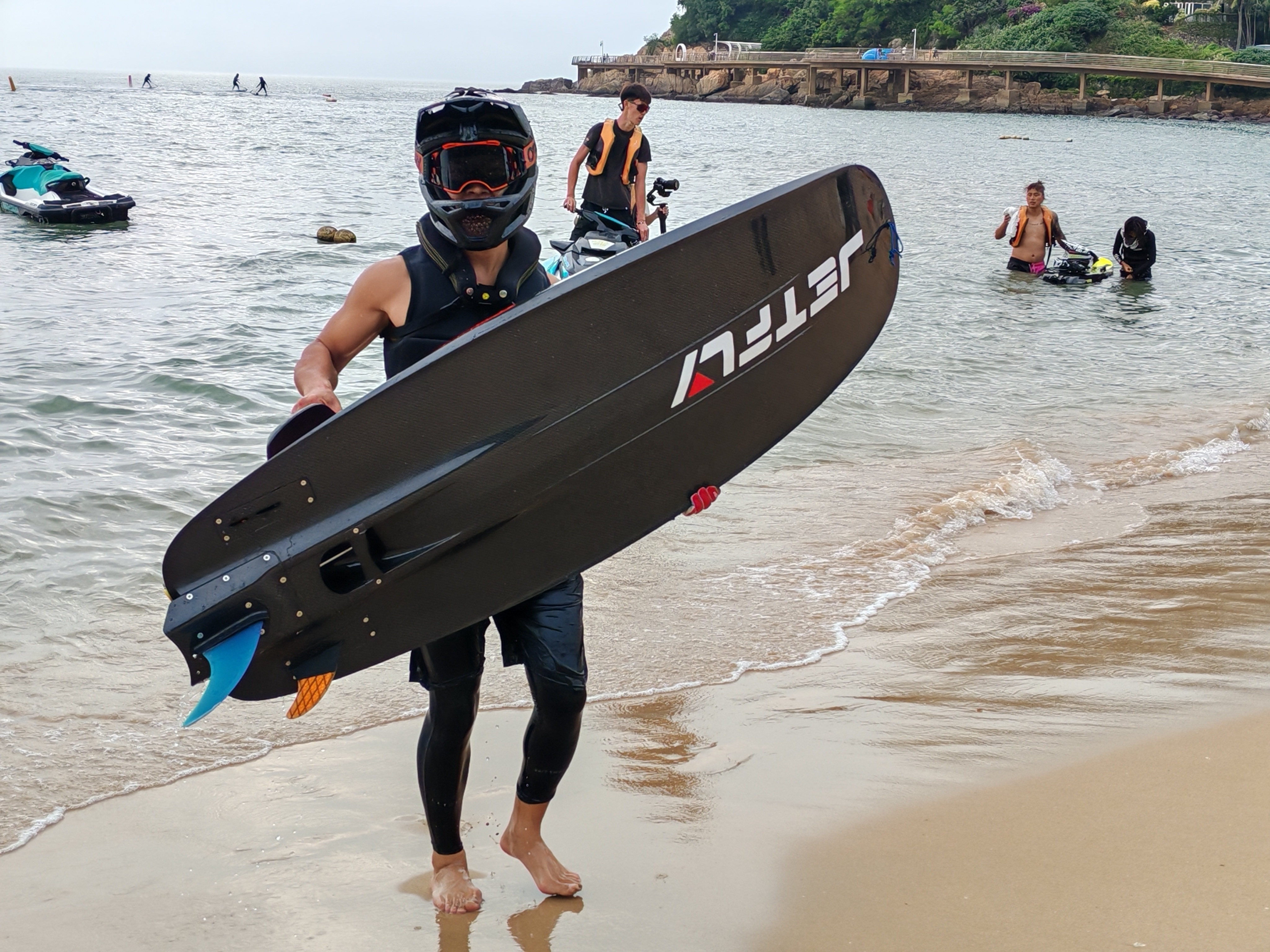 JetFly 09GT Carbon Fiber Petrol Powered Surfboard - Electric Start