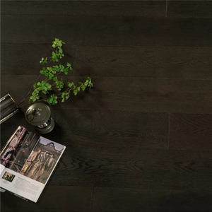 <span class=keywords><strong>Parquet</strong></span> en bois massif de chêne, moderne, lisse, en bois dur, durable, antidérapant, pour salon, salle de bain, 5 ans - Product Image 1