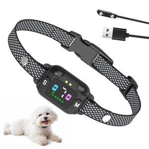 2025 New Mini Chó Vỏ Cây Cổ Áo Độ Nhạy Cao Rung Động Không Có Sốc An Toàn Dừng Vỏ Cây Chống Vỏ Cây Cổ Áo Antiladridos Para Perros - Product Image 1