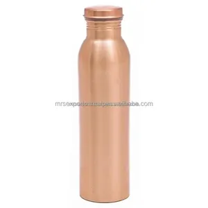 Venta al por mayor de botellas de cobre sólido, botellas de agua de cobre para estudiantes de escuela y universidad, botellas portátiles de M. R. S. EXPORTS - Product Image 3
