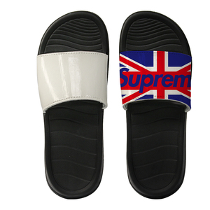 kapani black slide flip flop