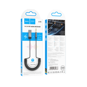 Adaptateur Hoco E78 Aux vers <span class=keywords><strong>Bluetooth</strong></span> 5.3, récepteur <span class=keywords><strong>Bluetooth</strong></span> 3,5 mm pour voiture, kit <span class=keywords><strong>USB</strong></span> 2.0 vers prise <span class=keywords><strong>jack</strong></span> 3,5 mm - Product Image 6