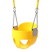 Château de jeu en plastique pour enfants, intérieur/extérieur, avec siège balançoire, chaise suspendue, balançoire nid, anneau d'escalade et échelle à cordes
