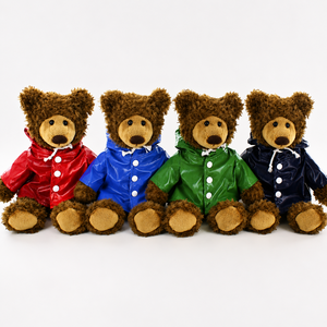 Orsacchiotto di Peluche Personalizzato 10 Pollici <span class=keywords><strong>con</strong></span> Impermeabile e Logo Personalizzato, Antistress, Regalo Mascotte Scolastica all'Ingrosso - Product Image 1