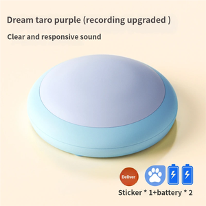 Jouet interactif pour animaux <span class=keywords><strong>de</strong></span> compagnie avec bouton <span class=keywords><strong>de</strong></span> communication, jouet vocal parlant pour <span class=keywords><strong>chien</strong></span>, dispositif d'entraînement avec cloche, boîte à pression pour enregistrement sonore - Product Image 4
