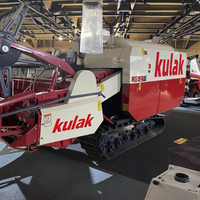 Moissonneuse-batteuse à engrenages automatique haute productivité Kulal de fabrication chinoise pour céréales (maïs, blé, riz) avec moteur pour utilisation agricole sur tracteur