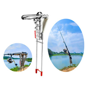 coolnice auto fishing rod holders demo Automatic Stand TKI CNC BILLET FISHING ROD