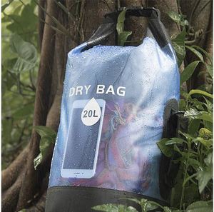 Échantillon gratuit OEM LOGO personnalisé 10L 20L kayak pêche voyage plage PVC sac à dos étanche sac de nettoyage à sec pour sport de plein air - Product Image 4