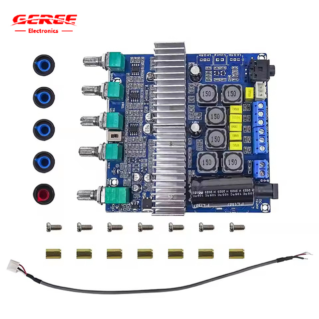 TPA3116D2 2.1 Digital Amplifier Board DC12V Subwoofer Amplifier 2*50W+100W Tube Amplifier HIFI Audio Home for Speaker DIY