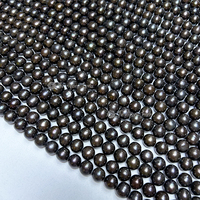 Perles d'eau douce naturelles 10-13mm grande taille perles d'eau douce en vrac couleur paon noir pour la fabrication de bijoux Perle approvisionnement en gros