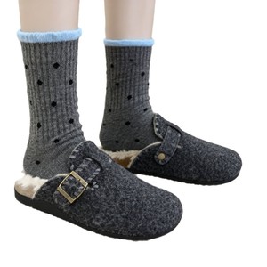 Non-Slip <b>Socks</b> Polka Dots Thickened Warm Winter Casual Youth Sports <b>Socks</b> Beige Gray Anti Slip <b>Soft</b> Skin Friendly - Product Image 4