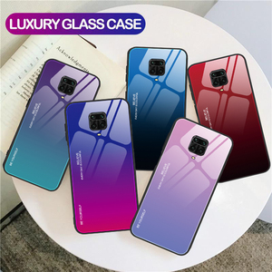 Custodia rigida per Xiaomi <span class=keywords><strong>Redmi</strong></span> <span class=keywords><strong>Note</strong></span> <span class=keywords><strong>9S</strong></span> 10 9 Pro Max 9A custodia <span class=keywords><strong>Cover</strong></span> posteriore in silicone con vetro sfumato di lusso per <span class=keywords><strong>Redmi</strong></span> Note9 Pro custodia - Product Image 3