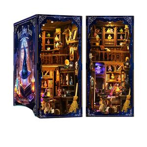 Meilleures ventes : <span class=keywords><strong>Livre</strong></span> <span class=keywords><strong>pop</strong></span>-<span class=keywords><strong>up</strong></span> DIY, modèle de <span class=keywords><strong>maison</strong></span> miniature à assembler soi-même, avec fonction serre-livres 'Potion Magique' - Product Image 2