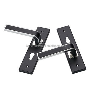 Tốt Nhất Bán Màu Đen Sắt Bên Ngoài Cơ Thể Khóa Cửa Với Key Mở Khóa Không Thấm Nước Lỗ Mộng Xi Lanh Sắt Xử Lý Pintu KUNCI Pintu - Product Image 3