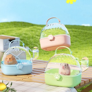 Petit transporteur multifonction pour animaux de compagnie avec distributeur d'eau, maison transparente pour animaux de compagnie, <span class=keywords><strong>cage</strong></span> pour <span class=keywords><strong>hamster</strong></span> pour petits animaux - Product Image 2