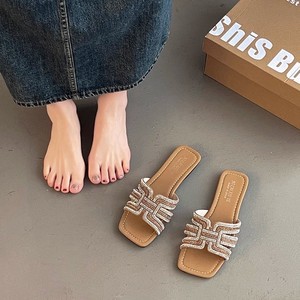 <span class=keywords><strong>Sandali</strong></span> da <span class=keywords><strong>donna</strong></span> <span class=keywords><strong>alla</strong></span> <span class=keywords><strong>moda</strong></span> con strass, piatti, stile fata, per primavera/estate, con soletta in PU, nuovi e di tendenza - Product Image 3