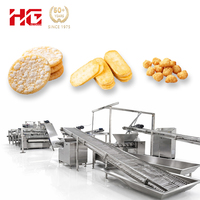 Ligne de production entièrement automatique de craquelins de riz, usine de fabrication de snacks de riz japonais Senbei, usine alimentaire clé en main