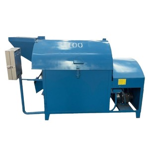 Rôtissoire à tambour rotatif électrique entièrement automatique à haute efficacité, machine commerciale pour la cuisson des cacahuètes, des châtaignes, des pinèdes et des noix - Product Image 1