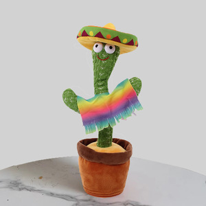Nouvelle Arrivée 2025 – Cactus en Peluche Électrique Dansant et Parlant, Personnalisable, Vente en Gros, Qualité Supérieure, Mignon et Tendance - Product Image 3
