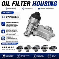 Alloggiamento Filtro Olio Motore Rinforzato per Mercedes-Benz C E S ML SLK W204 W212 W221 W164 Ricambio Perfetto OE 2721800510