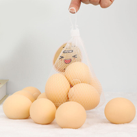 Pelota Antiestrés de TPR con Forma de Huevo, Suave y de Recuperación Lenta, para Ejercitar la Mano, Alivio del Estrés, Mochi Unisex, EN71, Popular para Halloween