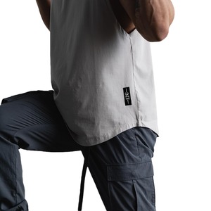 Gymking verano deportes Casual Fitness entrenamiento chaleco sin mangas tenis correr obstáculo transpirable tejido cremallera estilo Casual - Product Image 5