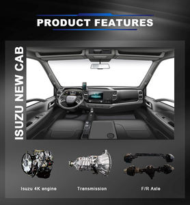 Nouveau <span class=keywords><strong>camion</strong></span> <span class=keywords><strong>frigorifique</strong></span> Isuzu KV100 4x2 Diesel Euro 6, boîte manuelle, capacité 1-10T, pour chaîne du froid - Product Image 3