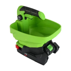 VERTAK 20V Hand Seed Spreader Detachable Battery 6-stage Speed Control Hand Fertilizer Spreader