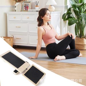 Tabla de madera para estirar los pies, antideslizante, para yoga, pilates, entrenador de equilibrio, corrector de postura para ejercicios de fitness - Product Image 4