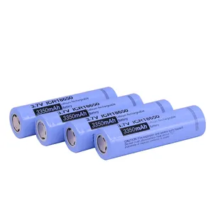 PKCELL Baterai Lithium 18650 3350MAh 3.7V, Baterai Li-ion untuk Blender