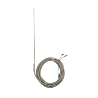 Tube de raccordement pour thermocouple, sonde en acier inoxydable à tige ultra longue, transducteur de température industriel avec câble tressé
