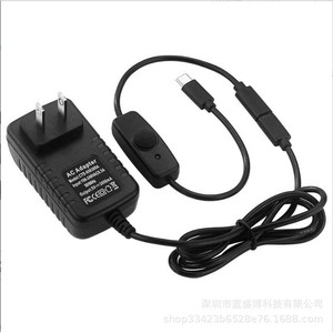 <b>Type</b> <b>C</b> Power Switch <b>Adapter</b> Cable With Indicator Light For Raspberry Pi 4B <b>USB</b> <b>C</b> <b>To</b> <b>USB</b> Connector - Product Image 4