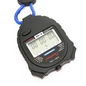 <span class=keywords><strong>Chronomètre</strong></span> de <span class=keywords><strong>sport</strong></span> électronique numérique professionnel pour course à pied, 10 tours, avec 8 alarmes musicales, affichage sur 2 lignes, précision, étanche, température - Product Image 4