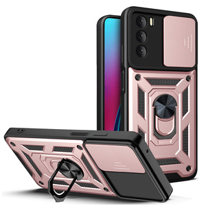 Couvercle d'objectif de caméra coulissant intégré porte-anneau de doigt béquille étuis de téléphone portable pour Motorola G STYLUS 5G <span class=keywords><strong>2023</strong></span> - Product Image 5