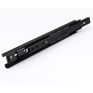 Full Extension Drawer Slides Side Mount 10 12 14 16 18 20 22 24 inch Ball Bearing Metal Rails Track Guide Glides Runners