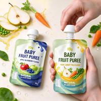 Sachet souple à bec verseur avec bouchon pour aliments pour bébés, fourni par le fabricant YSH – Idéal pour les fournisseurs de snacks