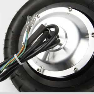 12V 10인치 기어 엔코더 포함 브러시리스 허브 모터 (IP66 방수, 로봇 휠체어용) - Product Image 2