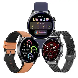 Werks großhandel BT Telefonanruf HD Full Round großer Touchscreen Multifunktions-Smartwatch Smartwatch-Band