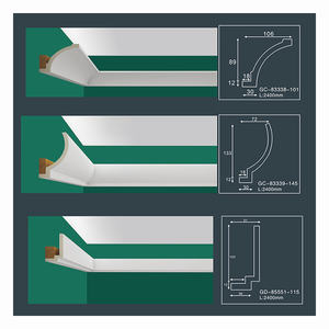 Décoration intérieure en polyuréthane, lumières <span class=keywords><strong>led</strong></span> décoratives, plafond en plâtre, moulage, <span class=keywords><strong>corniche</strong></span> pour la vie - Product Image 5