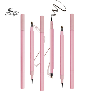 Maange-stylo adhésif 2 en 1 OEM, maquillage rose Vegan, <span class=keywords><strong>Eye</strong></span>-<span class=keywords><strong>liner</strong></span> liquide étanche, 4 pointes, micro-remplissage, pour les yeux, teinture, stylo pour sourcils - Product Image 1