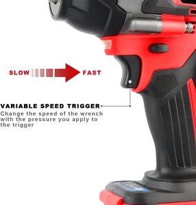KAODEE Cordless Impact <b>Wrench</b> Kit 20V Lithium-Ion Brushless Motor 1/2-Inch Drive 380N.m Torque 3kg Weight 6 Sockets Charger Adju - Product Image 2