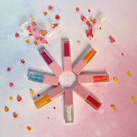 OEM ODM 30 couleurs huile pour les lèvres pigmentée rouge à lèvres liquide végétalien teinte gel repulpant pour les lèvres